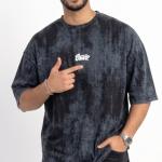 Black Oversized Interlock Fashion T-Shirt