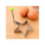 4pcs Kids Pancake, Egg & Cookie Ring Molds, Different Fried Egg Shapes, Burn Resistant, Heat Resistant, Stainless Steel, Teddy Bear, Rose, Heart & Star Shape, Multicolor