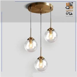 Metal ceiling lamp-Bronze 75cmx30cm