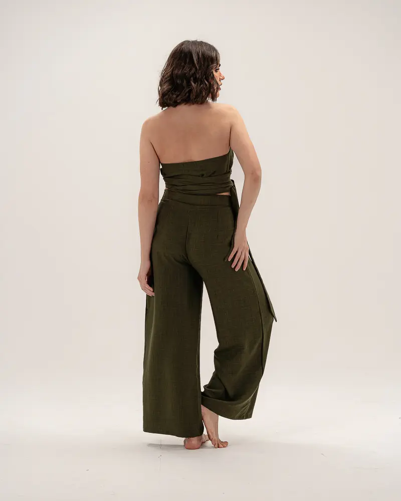 Olive – Linen Pants