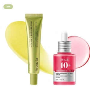 Anua Niacinamide 10 TXA 4 & Arencia Vitamin C – مجموعة النضارة والتفتيح
