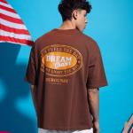 Brown Dream Chaser Oversized T-Shirt