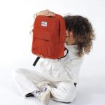 Brick Red Corduroy Backpack