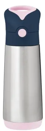 500ml insulated drink bottle - indigo rose