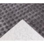 Velvet Piles Hallway Carpet Dark Grey