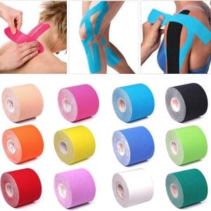 M D Stay Fit MD Cotton Elastic Muscle Tape 5M - Multi Color