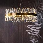 Crystal chandelier 50cm-Gold
