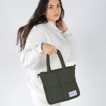 Olive Green Puffer Bag