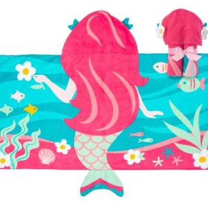 Hooded Towel Mermaid