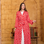 Red Hearts Robe Set