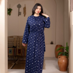 Navy Butterfly Robe Set