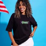 Black Blessed Oversized T-Shirt