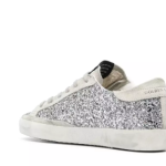 Golden Goose Super Ice Grey Silver Glitter