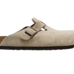 Birkenstock Boston Suede Leather 'Taupe'