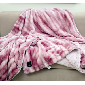 Alpine Sherpa Flannel (Jam x white), 1.9KG