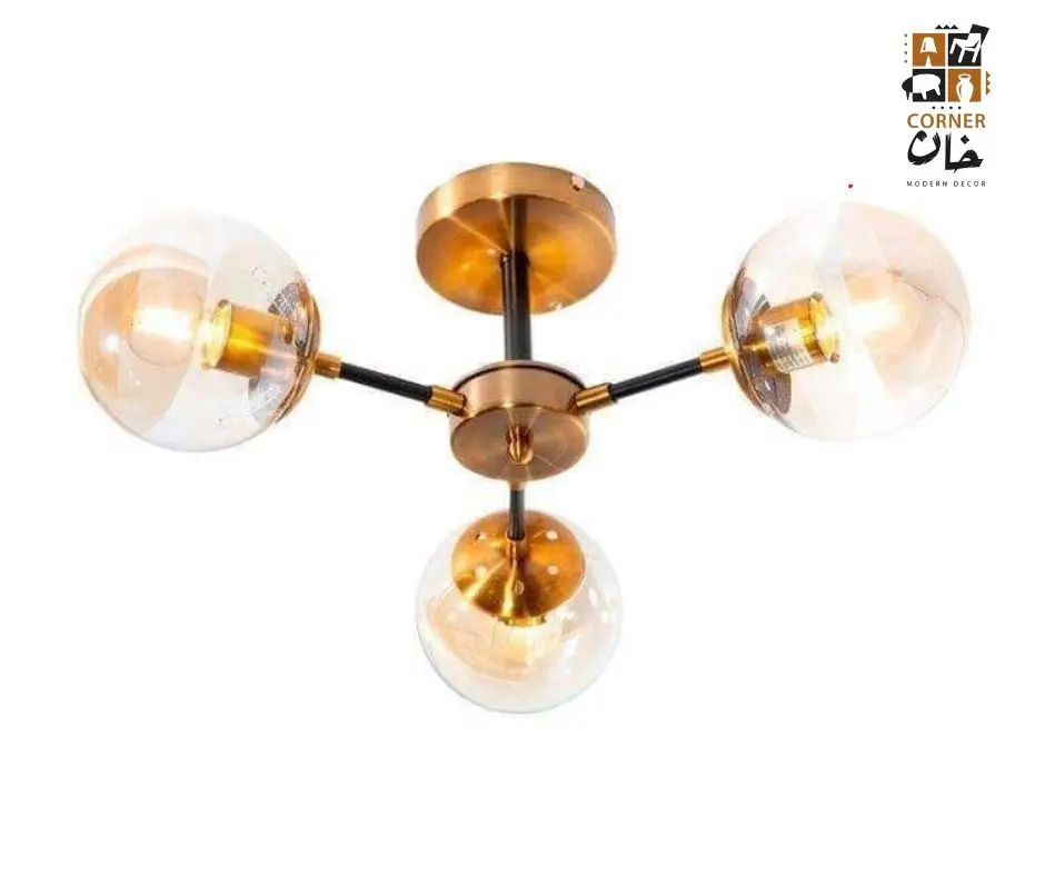 Metal ceiling lamp 50cmx35cm