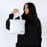 White Puffer Bag
