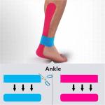 M D Stay Fit MD Cotton Elastic Muscle Tape 5M - Multi Color