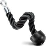 MD StayFit® Heavy Duty Single Triangle Rope Push Up Pull Down, Double Tri Rope Versatile Rope for Gym, Bodybuilding Exercise Equipment Black