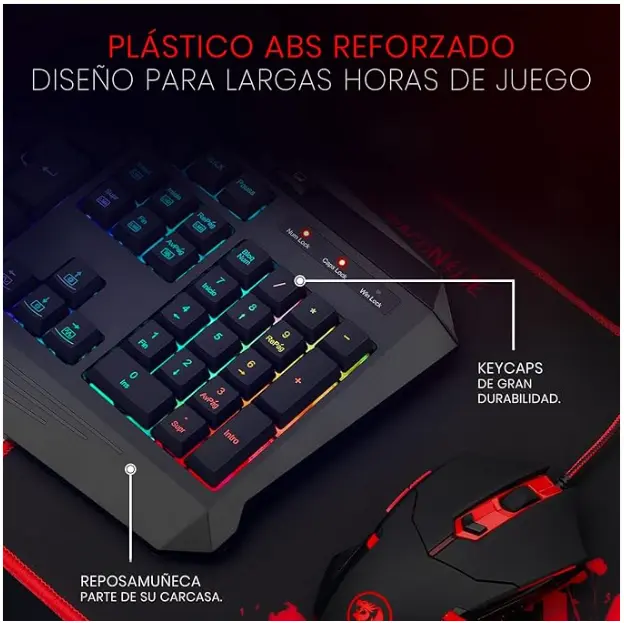 REDRAGON K503 Gamer Membrane Keyboard, Harpe Pro