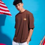 Brown Dream Chaser Oversized T-Shirt