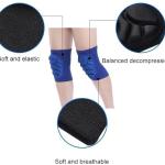 MD StayFit Protective Knee Pads for Volleyball, Thick Foam Knee Pads to Avoid Collision, Anti-Slip Breathable Sports Knee Brace for Football Basketball Running Dance