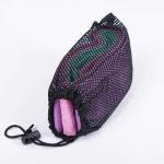 MD Original Stay Fit Resistance Bands Set, 3 Piece, Purple, Pink, Green with Mesh Storage Bag