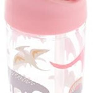 FLIP TOP BOTTLE PINK DINO (F23)