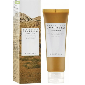 غسول Centella Ampoule Foam من Skin1004: رغوة السنتيلا المهدئة للتنظيف العميق – حصرياً على Yes Style