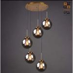 Metal ceiling lamp 150cmx40cm