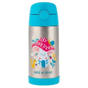 DOUBLE WALL STAINLESS STEEL BOTTLE MUSHROOM (F24)