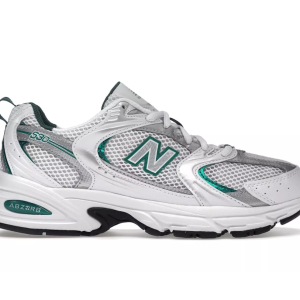 New Balance 530 White Silver Green