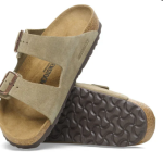 Birkenstock Arizona Suede Leather – Taupe