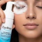 Eyefree lid cleanser foam