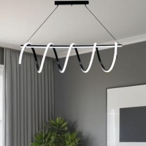 LED metal ceiling lamp 100cm + Free Remote