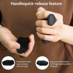 MD StayFit Grippad for Weight Lifting and Exercises, Ergonomic Hand Palm Grip Pads with Quick-Release Feature