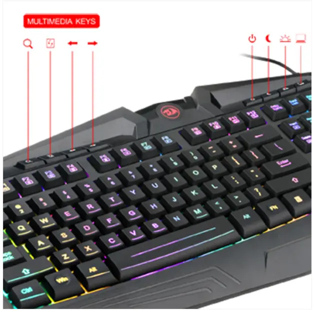REDRAGON K503 Gamer Membrane Keyboard, Harpe Pro