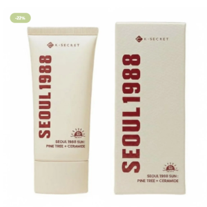 واقي شمس كي سيكريت سيول 1988 بمستخلص شجر الصنوبر والسيراميد | K-SECRET SEOUL 1988 Sun: Pine Tree + Ceramide SPF50+ PA++++