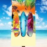 Agha Home Coastal Printed Microfiber Towel