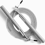 MD Stay Fit Original Metal Skipping Rope, Steel Coated Cable, Aluminum Anti-Skipping Handle, 360 Degree Ball Bearing, 3 Meters Length