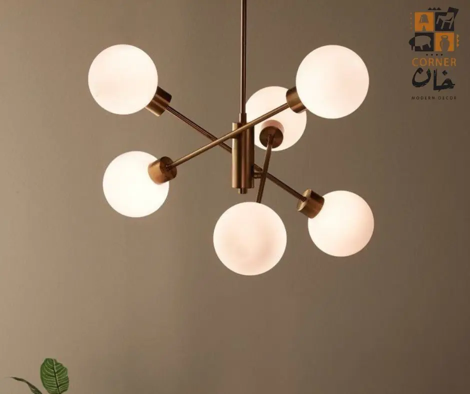 Ceiling Lamp Gold-60 x 40cm