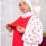 Colored Hearts Robe Set