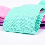 MD Original Stay Fit Resistance Bands Set, 3 Piece, Purple, Pink, Green with Mesh Storage Bag