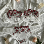 Rose Desire Lace Lingerie Set