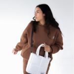 White Puffer Bag