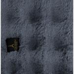 Velvet Piles Hallway Carpet Dark Grey