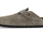 Birkenstock Boston Soft Footbed – Suede Taupe
