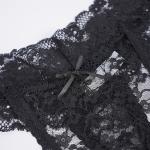 Plus Size Sheer Lace Thong Women's Sexy Lingerie Panty Set