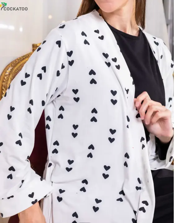 Colored Hearts Robe Set