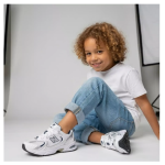 New Balance 530 White Silver Navy-Kids (scotch)